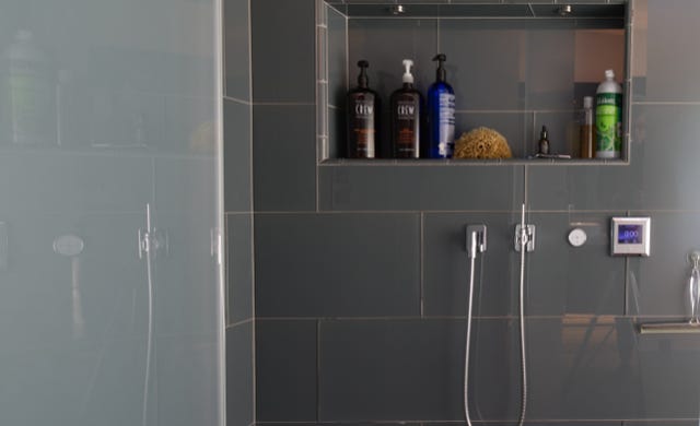 master shower with steam